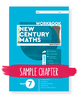 New Century Maths 7 Workbook Sample Chapter