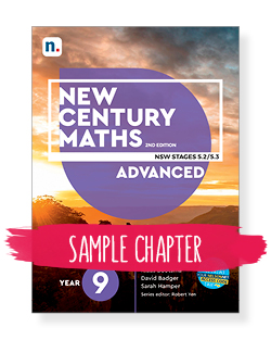 New Century Maths 9A Student Book Sample Chapter