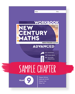 New Century Maths 9A Workbook Sample Chapter