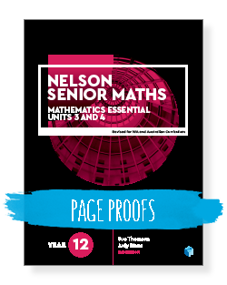Nelson Senior Maths Mathematics Essential Year 12