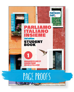 Parliamo italiano insieme 1 Student Book Page Proofs